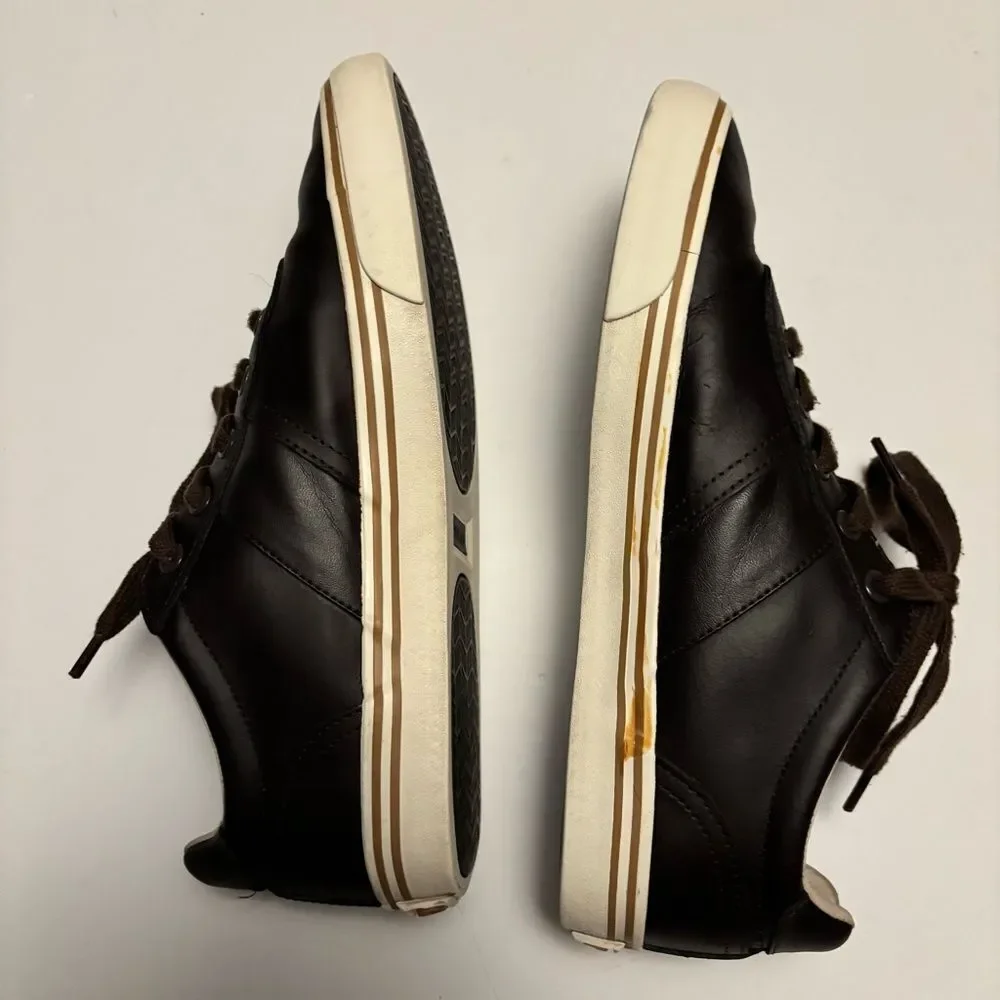 Ralph Lauren Men's Dark Brown Sneakers. Size 8.5D. Very Cool!!😎
